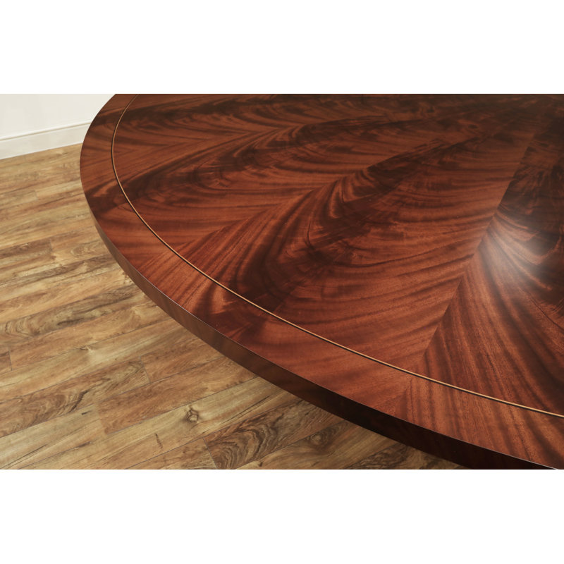  Round Mahogany Dining Table Seats 10-12 People