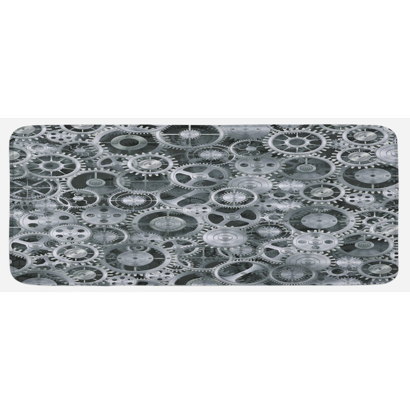 Tapis de cuisine clock