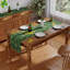 Chemin de table trèfle vert à motif écossais, trèfle de Saint-Patrick, décoration saisonnière pour la cuisine et la salle à manger