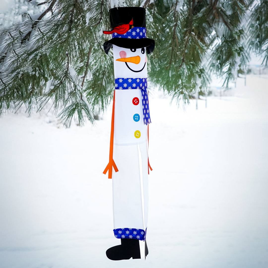 Lil' Snowman 3D 40" Windsock The Holiday Aisle®