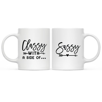 Ensemble de grande tasse à café 2 pièces maman et me groupy