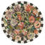 Ranunculus And Checks Rug-309249058