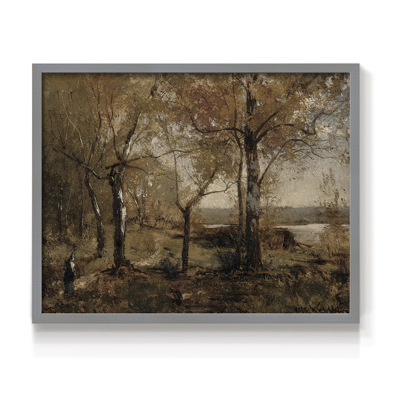 Paysages rétro-DLxxi-impression encadrée - réversible, H 8 po x l 10 po