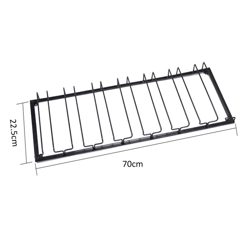 Bornaman Wine Glass Rack Black