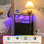 40cm W Metal Bedside Table