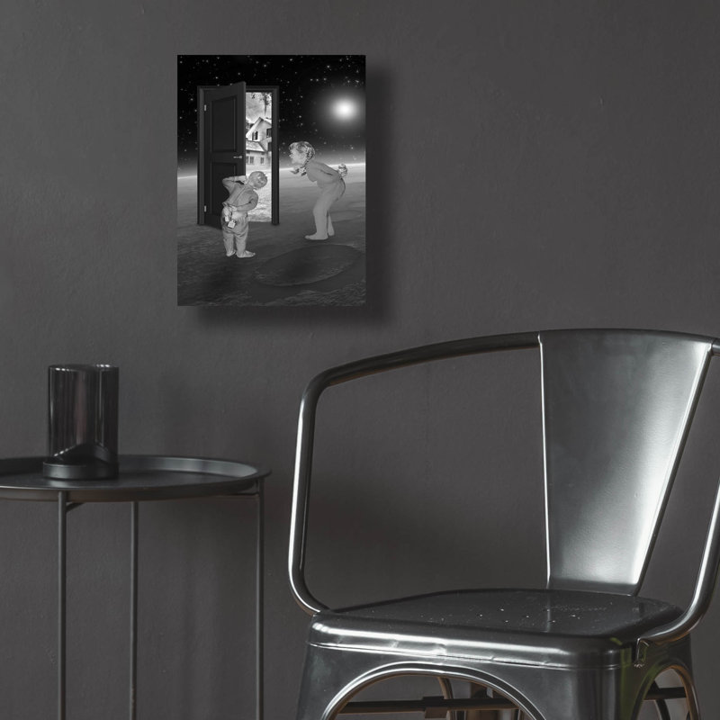 Lark Manor ™ «Child's Play» par Elo Marc, art mural en verre acrylique, ACR-35451, H 16 po x l 12 po x P 0,13 po