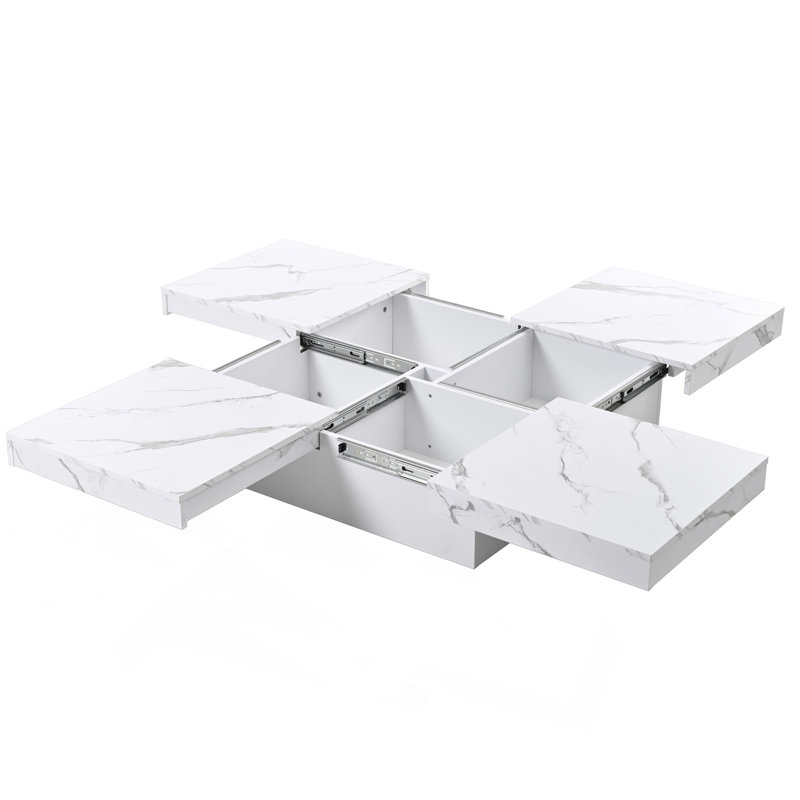 Square Coffee Table With Sliding Top