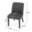 Ensemble de 2 chaises de salle à manger modernes, élégantes et durables avec un design ergonomique pour des sièges confortables-651130524-651130513