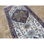 Tapis de couloir noué à la main ivoire à motif géométrique Serapi-1426824866