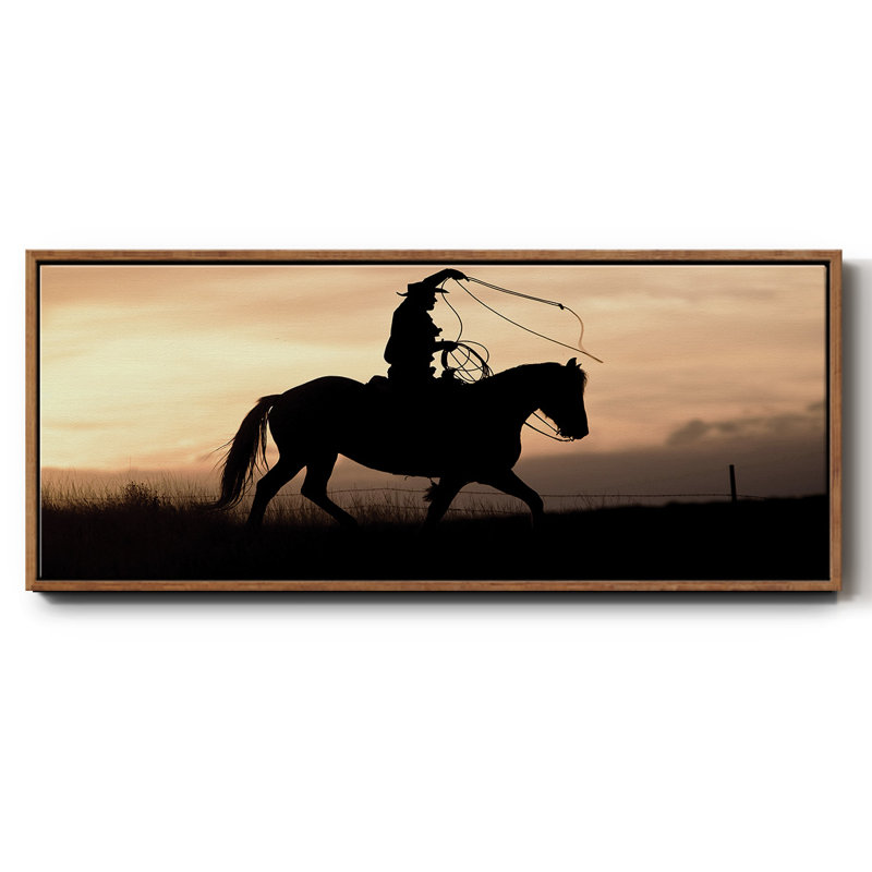 «Rope and Ride II», toile encadrée, H 12 po x l 30 po