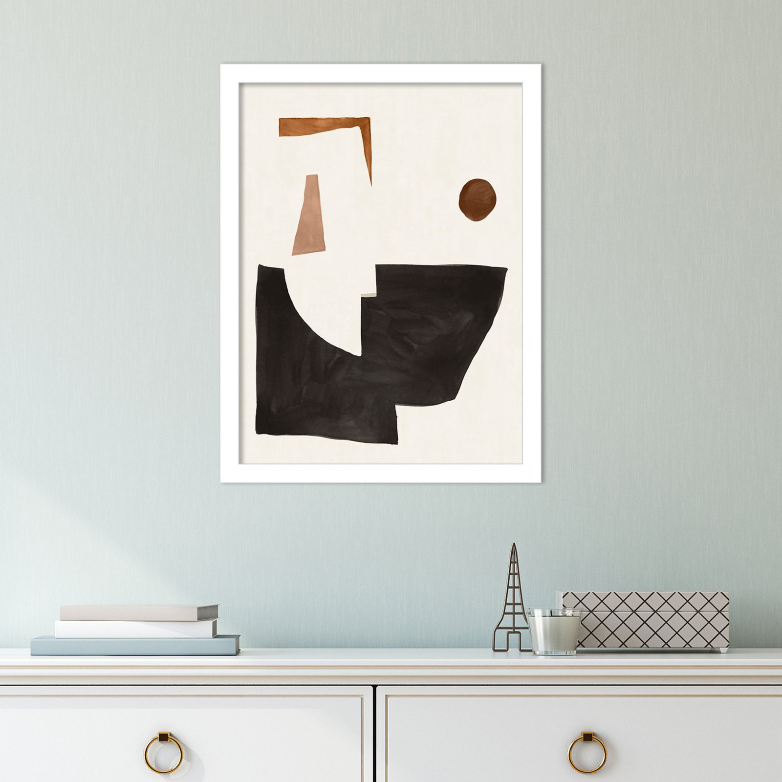 Blockway by Sozi, White, 17" W x 21" H
