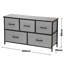 Metal 100cm W Chest of Drawers-526807449