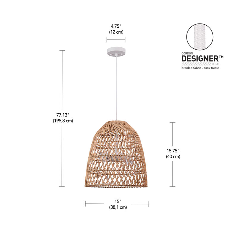 Verda 2 - Light Dimmable Drum Chandelier