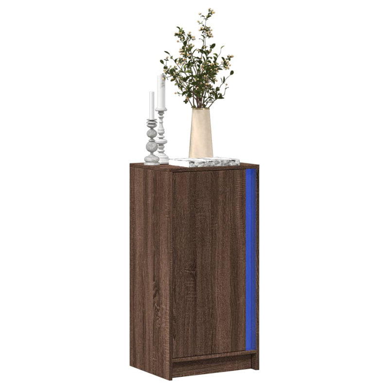 Shavette Accent Cabinet, Brown Oak