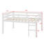Lit mezzanine en bois avec échelle-727501768