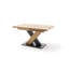 Justis Oak Solid Wood Dining Table-40532030-40532029