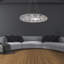 Amir Crystal Semi Flush Mount