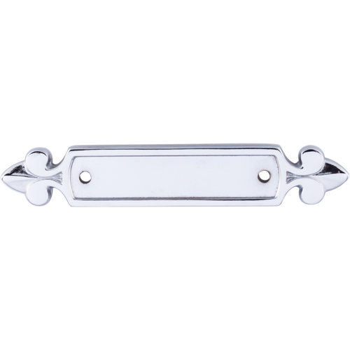 Dover Backplate, Polished Chrome