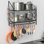Metal Rectangle Wall Mounted Pot Rack