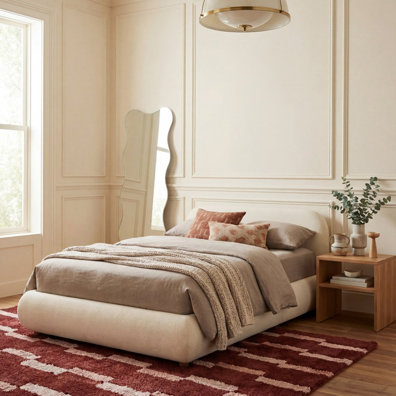 Sativae Geometric Rug, Rectangle 8'6" x 11'6"