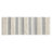 Woven Texture Stripe Bath Rug Grey 22X58"
