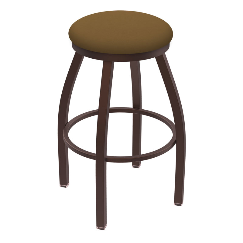 Tabouret pivotant Cragin XL802, Bronze, Vinyle - selle Canter, Très haut (assise de 36 po de hauteur)