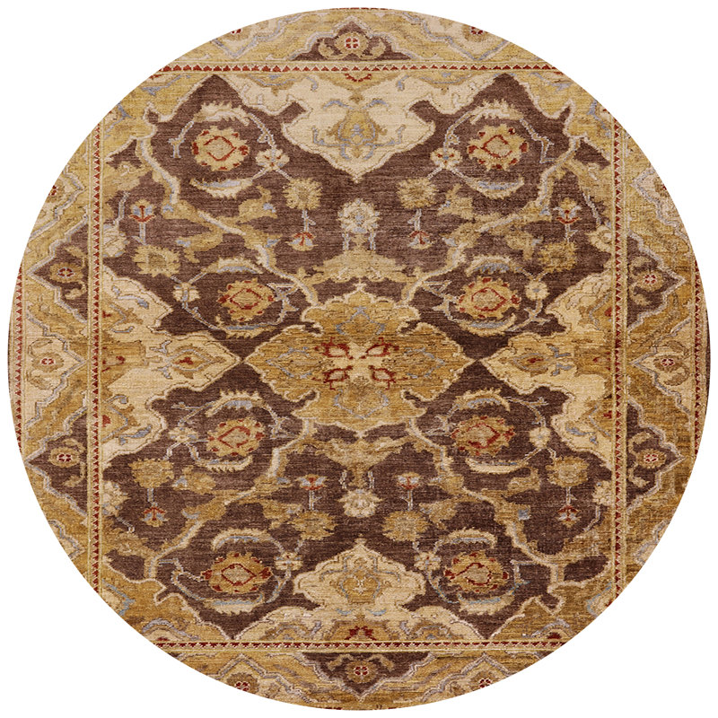 Gulfport Oriental Indoor Rug, Round 3'