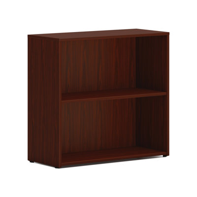 Bibliothèque HON MOD, 2 tablettes, l 30 po, acajou traditionnel