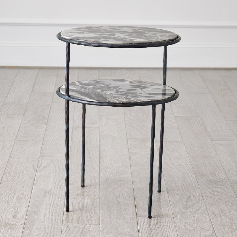 Registrar Marble End Table
