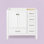 Cambridge Left Offset 36" Single Bathroom Vanity Base Only