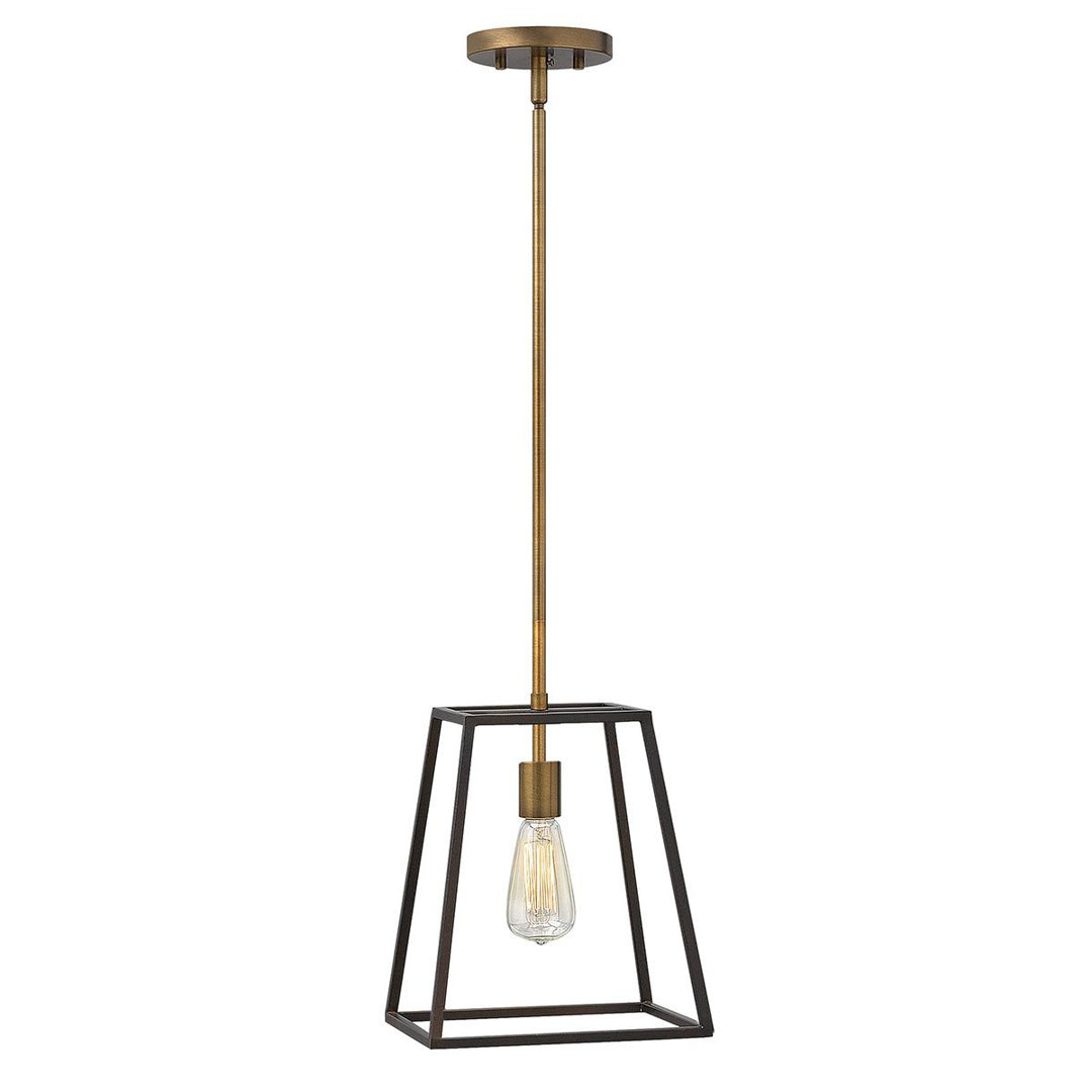 Poulan 1 - Light Bronze Geometric Pendant
