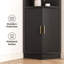 64.9" Tall Corner Cabinet With Glass Door-1871020906-1871020909