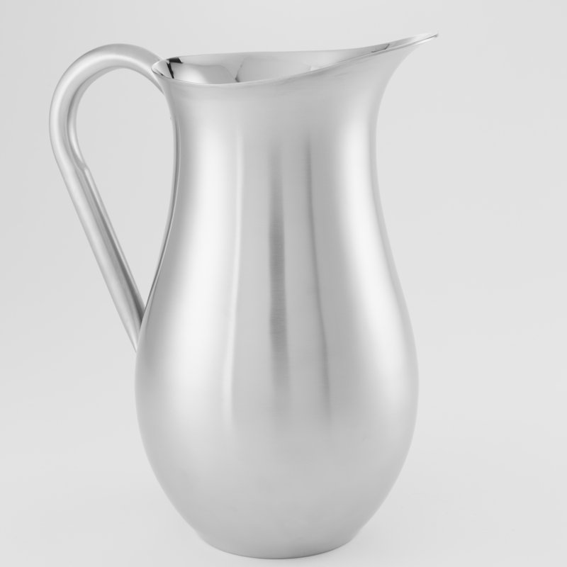 64 Oz Stainless Steel Double Wall Bell Pitcher