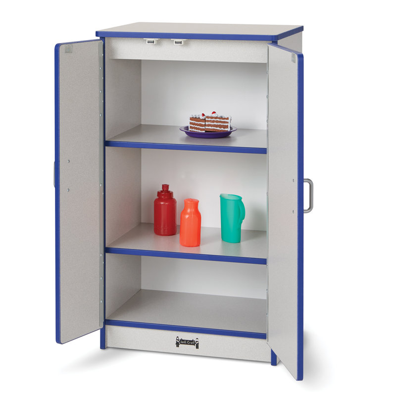 Rainbow Accents Culinary Creations Kitchen Refrigerator, Gray/Blue