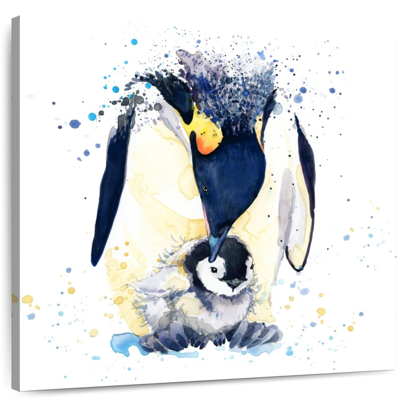 Crowle Cute Arctic Penguins, 20" H x 20" W