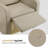 Backwash Shampoo Station Chair, Adjustable Ceramic Hair Wash Bowl with Chair-1182737996