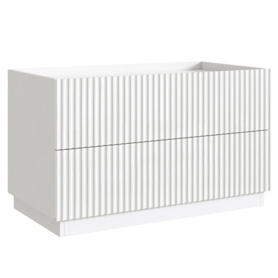 Tiroirs de rangement empilables, bacs de rangement en bois cannelé