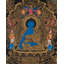 Bouddha dans la Varada Mudra (Brocadeless Thangka)