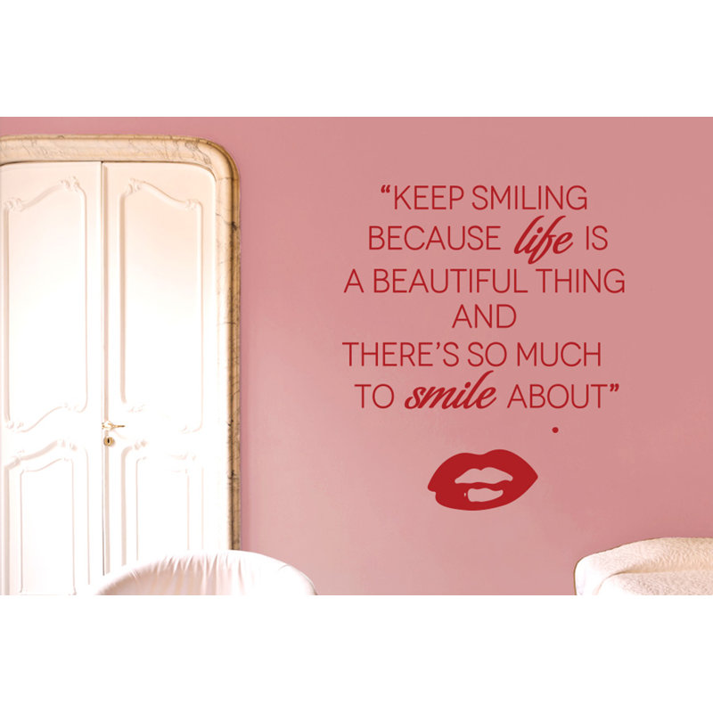Wall Decal, Dark Red, Medium