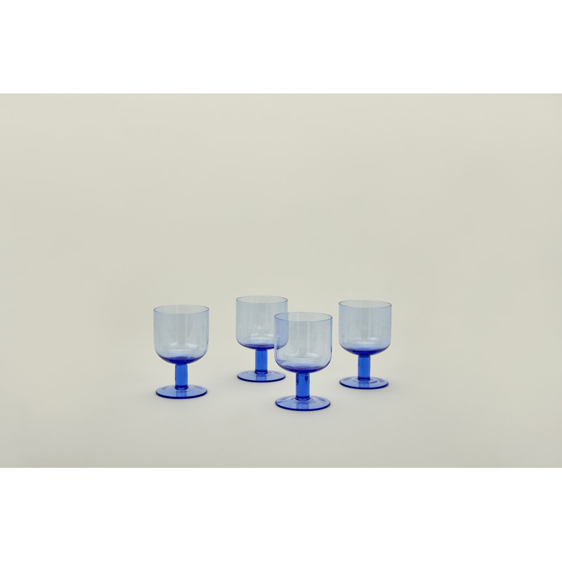 Simple Wine Glass, Blue