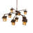 9 - Light Dimmable Square / Rectangle Chandelier