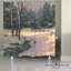 Rideau de douche Thomas Kinkade Winter Glen