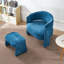 Fauteuil d'appoint moderne Mid-Century 32 po avec accoudoirs-1707590446