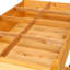Lit de jardinage surélevé brun avec table d'appoint pliable et étagère de rangement 8 plantation pour les amateurs