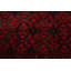 Tapis rouge Teimani 3 pi 7 po x 5 pi 9 po