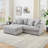 Aura Modular Sofa With Hidden Storage, Independent Spring Cushion & Cloudlike Memory Foam-1160493458