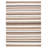 Andreucci Hand Loomed Wool/Cotton Striped Rug in Natural/Ivory-888337370