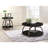 Black Round Coffee Table