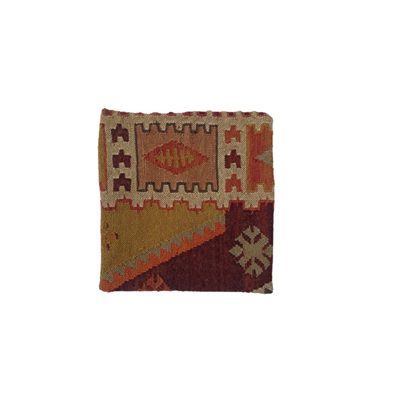 Chou Indoor / Outdoor Geometric Square Throw Pillow Cover