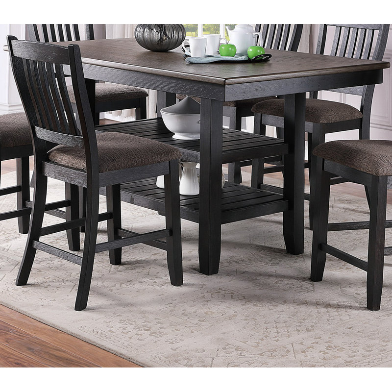 Barrone 6 - Person Double Pedestal Dining Set